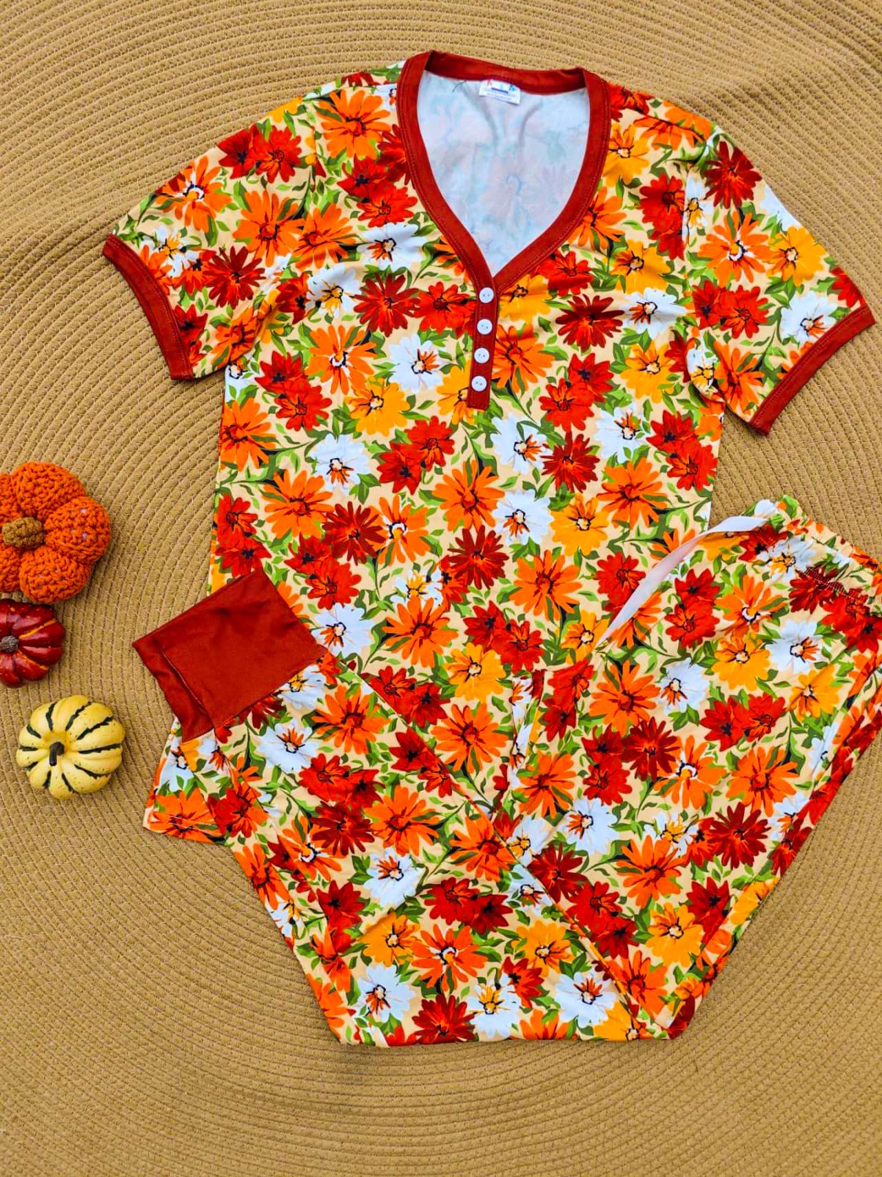 PREORDER: Fall Jogger Pajama Set In Assorted Prints