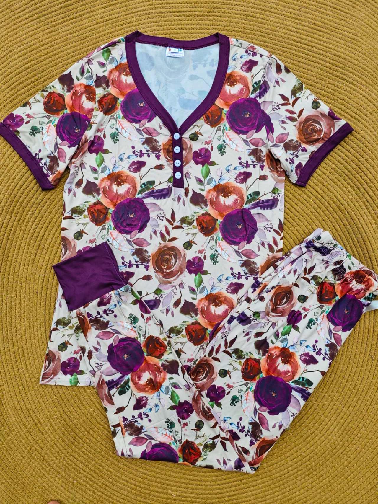 PREORDER: Fall Jogger Pajama Set In Assorted Prints