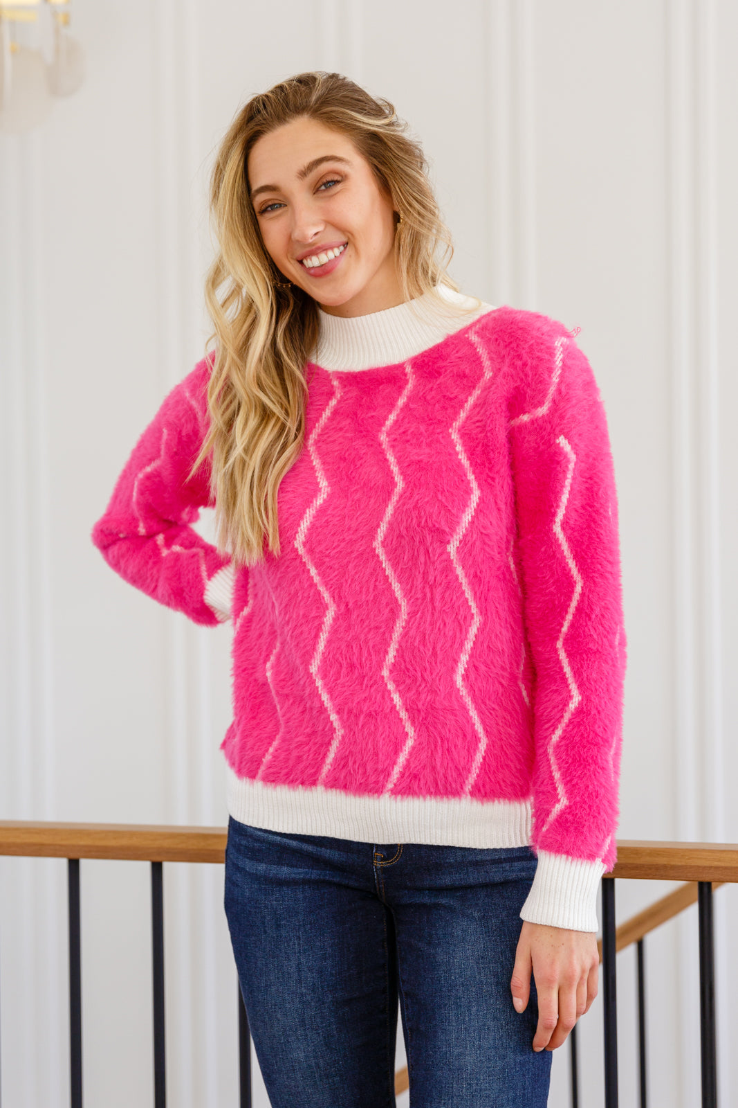 Pop Culture Zig Zag Sweater
