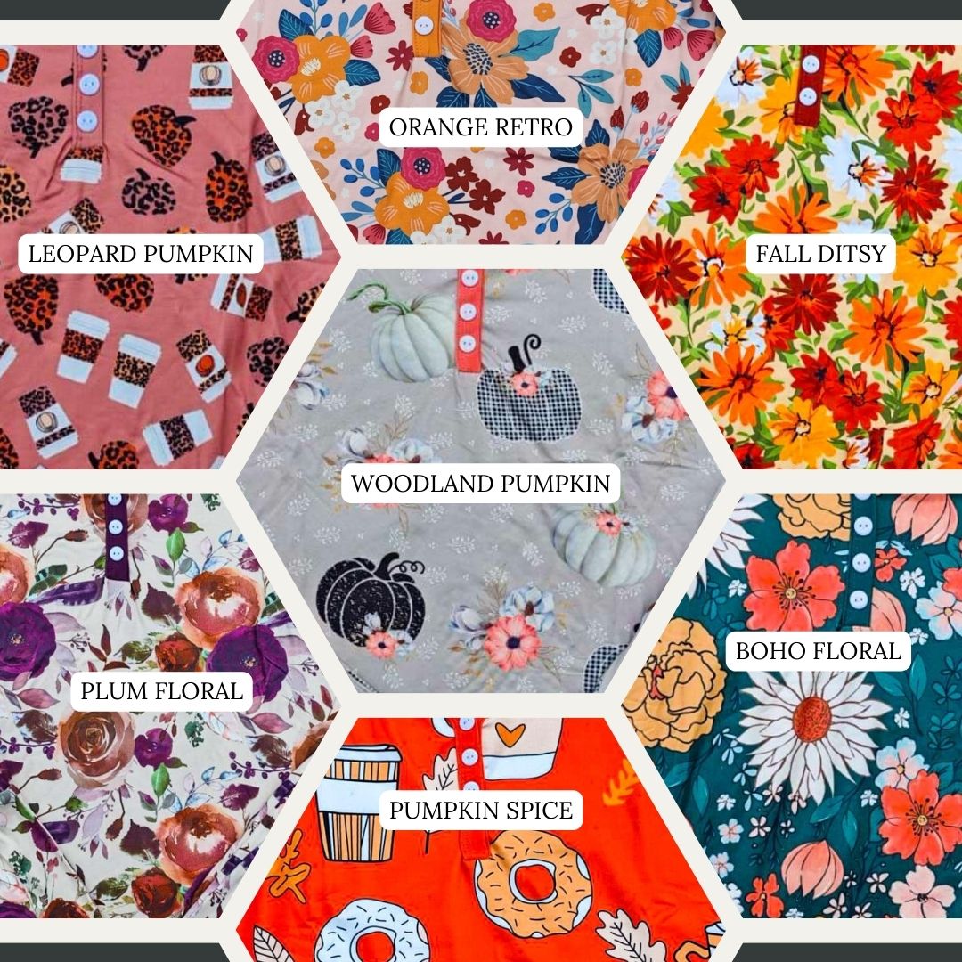PREORDER: Fall Jogger Pajama Set In Assorted Prints