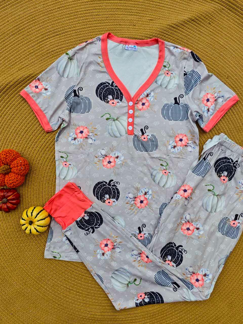 PREORDER: Fall Jogger Pajama Set In Assorted Prints
