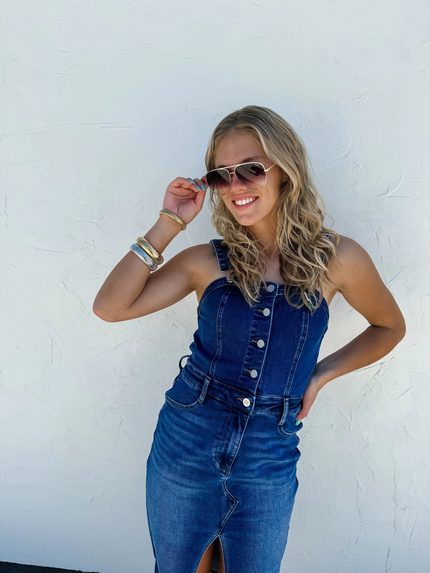 PREORDER: Frankie Overall Denim Dress