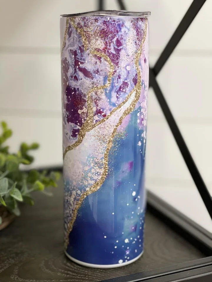 PREORDER: Ocean Geode Skinny Tumbler