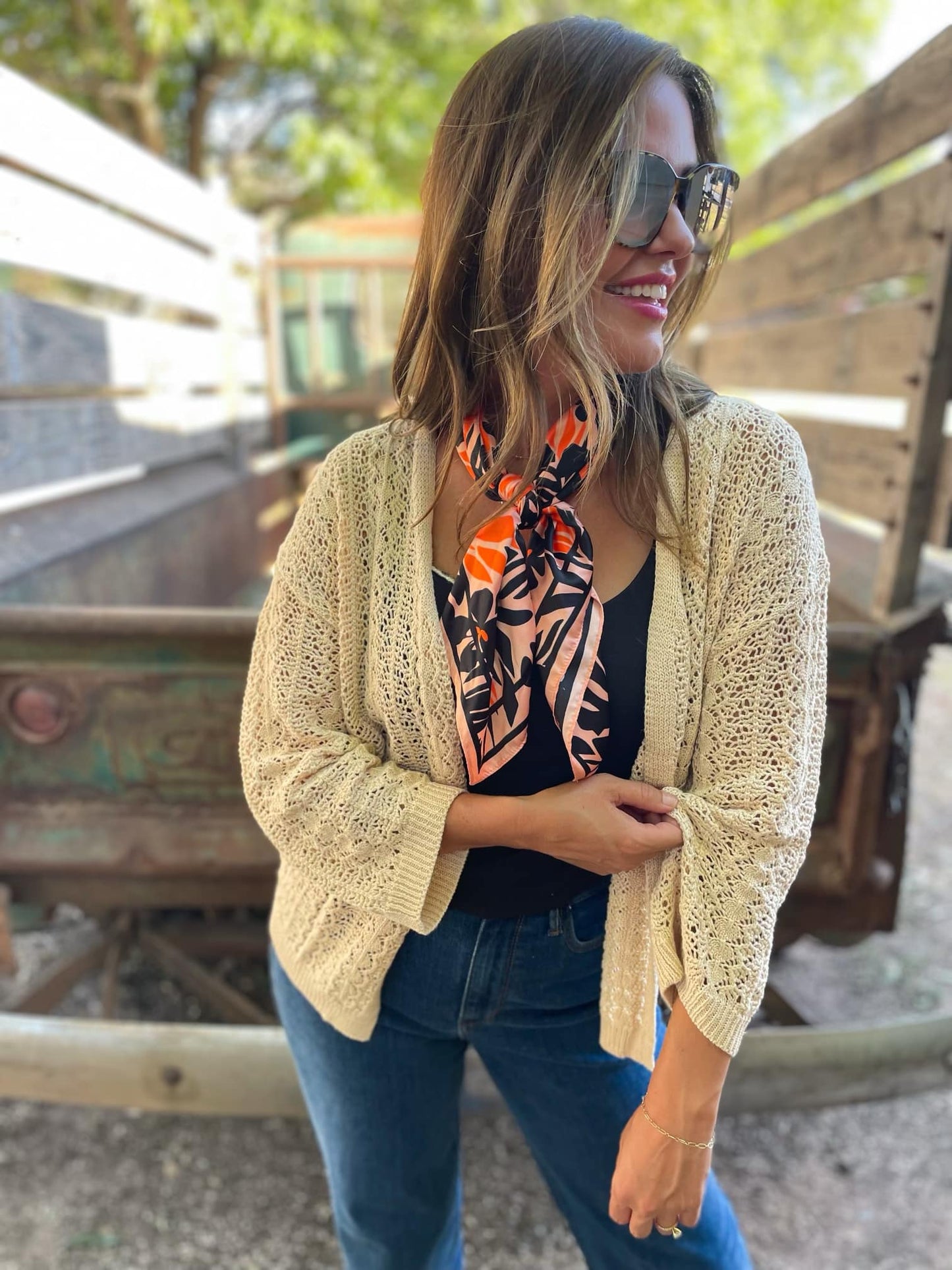 PREORDER: Sunkissed Crochet Cardigan in Three Colors