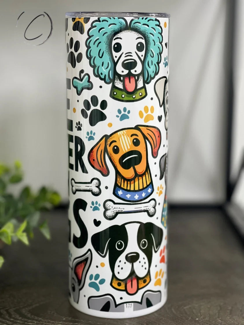 PREORDER: Life is Better with Dogs Skinny Tumbler