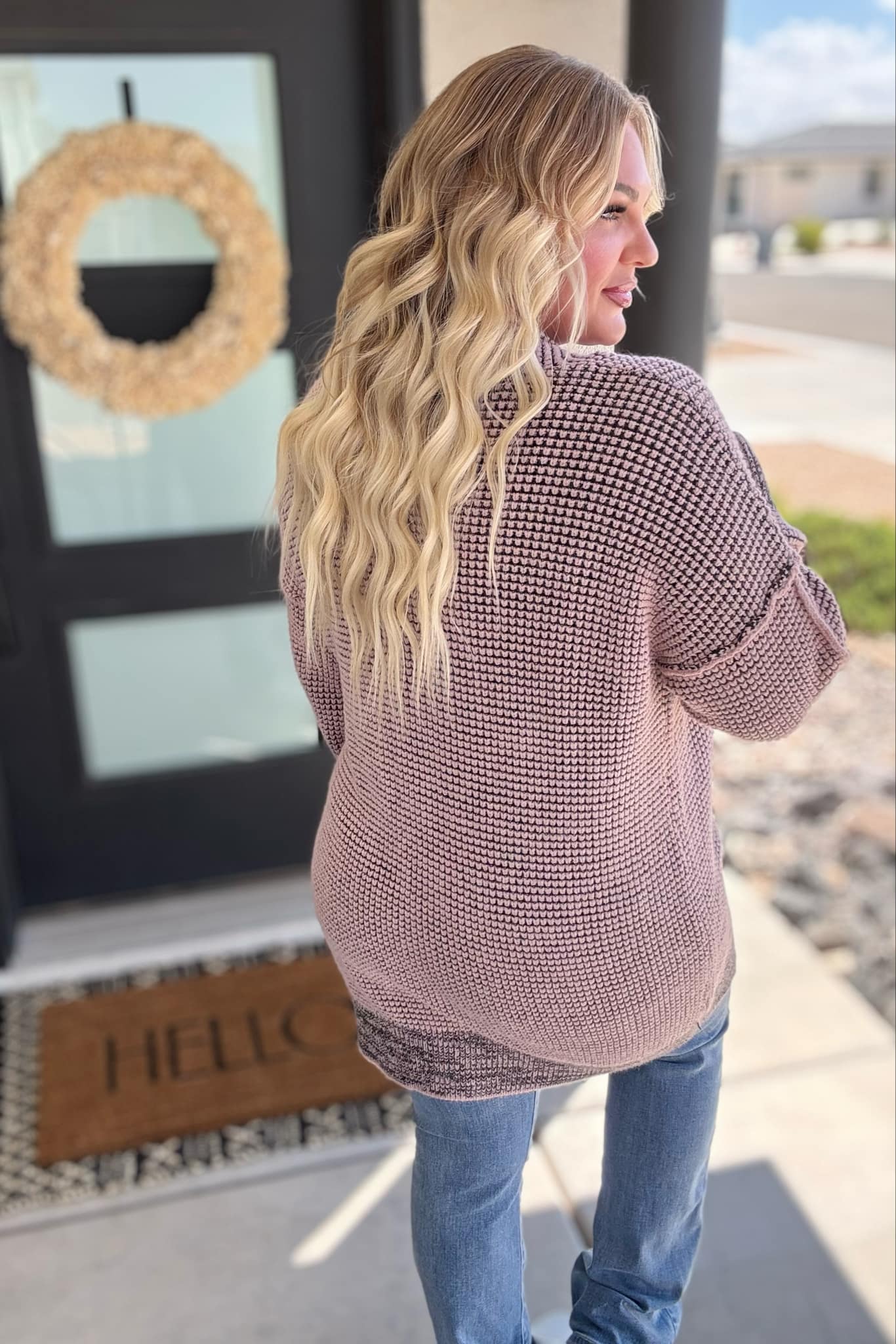 PREORDER: Contrast Trim Knit Cardigan in Four Colors