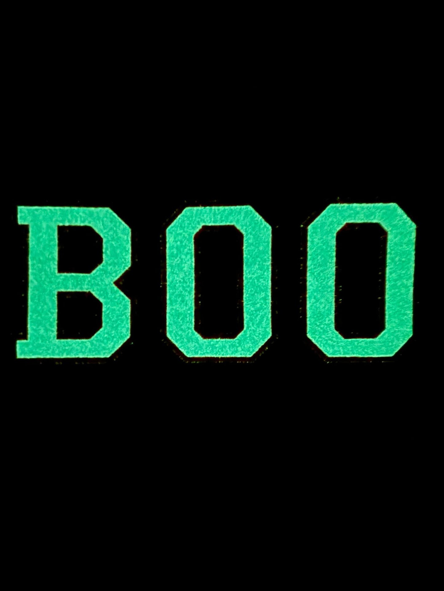 PREORDER: Glow in the Dark Boo Applique Sweatshirt