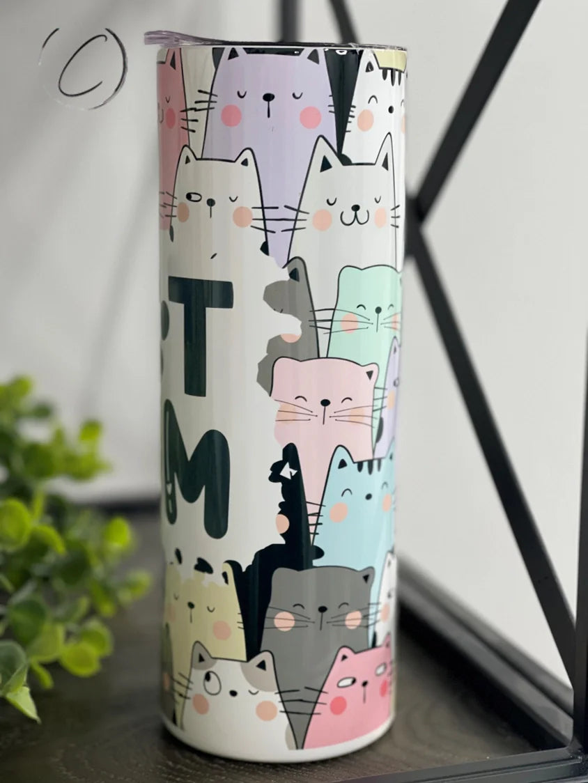 PREORDER: Cat Mom Skinny Tumbler