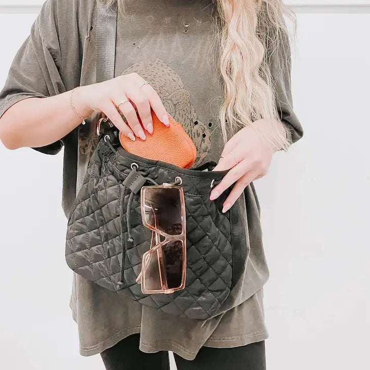 PREORDER: Quincey Quilted Crossbody Bag in Three Colors