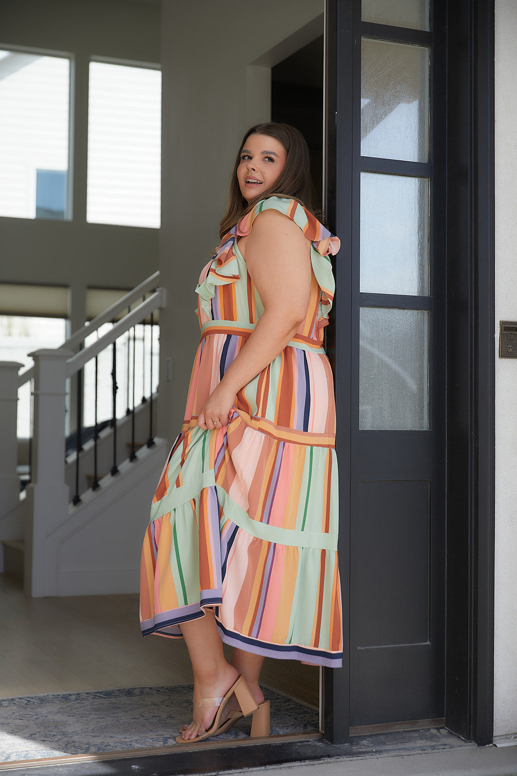 Painted Palette Midi Dress