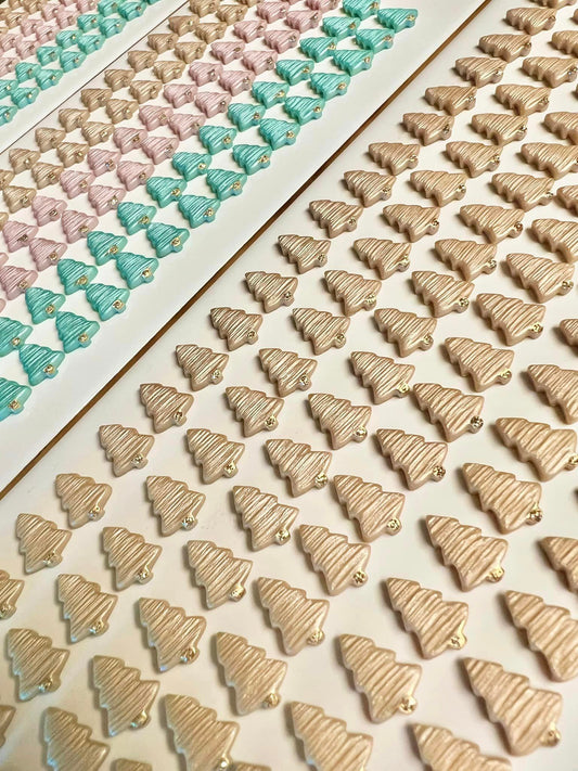 PREORDER: Frosted Tree Studs in Five Colors