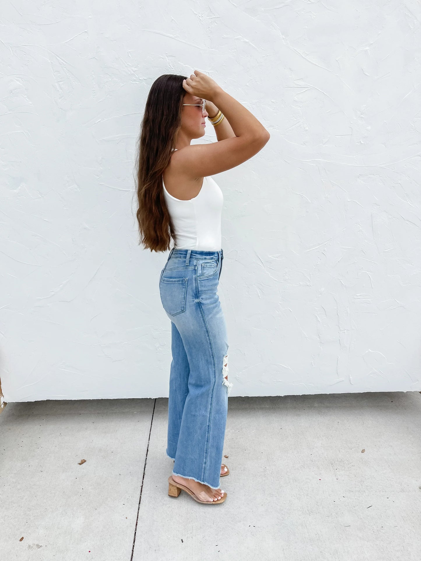PREORDER: Blakeley Light Wash Distressed Jeans