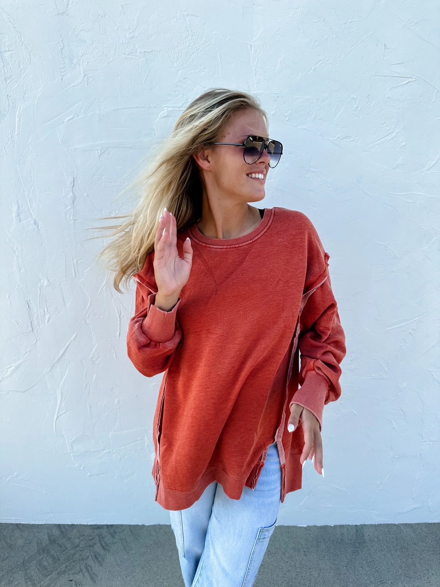 Classic Crew Pullover In Six Colors