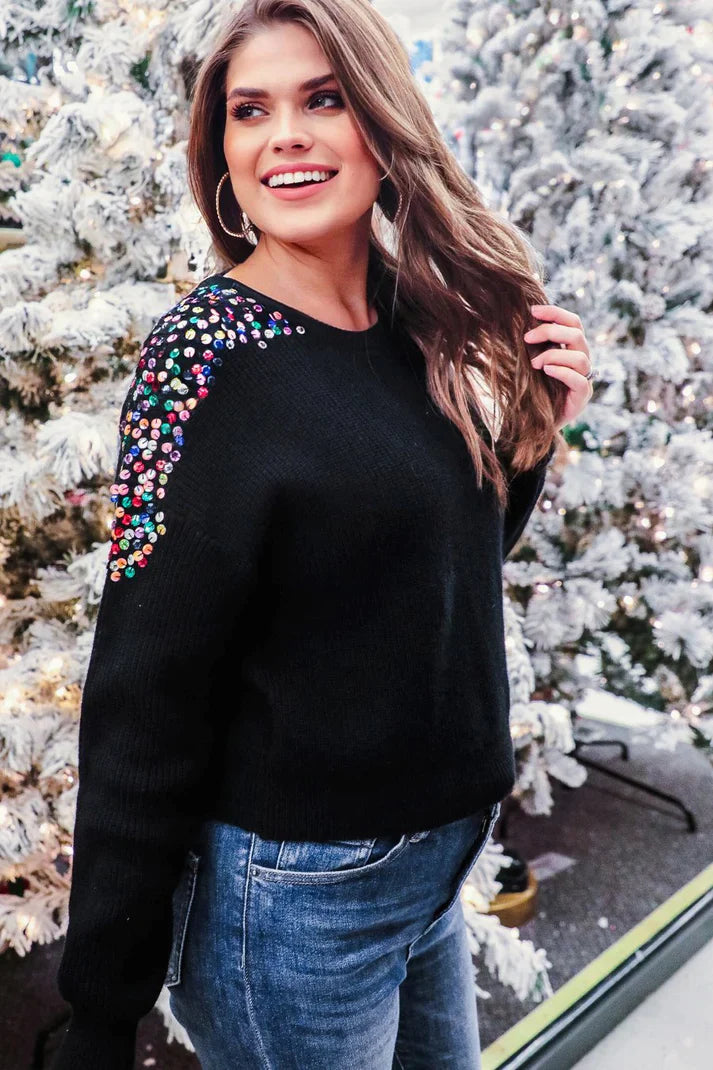 PREORDER: Party Favor Sequin Sweater
