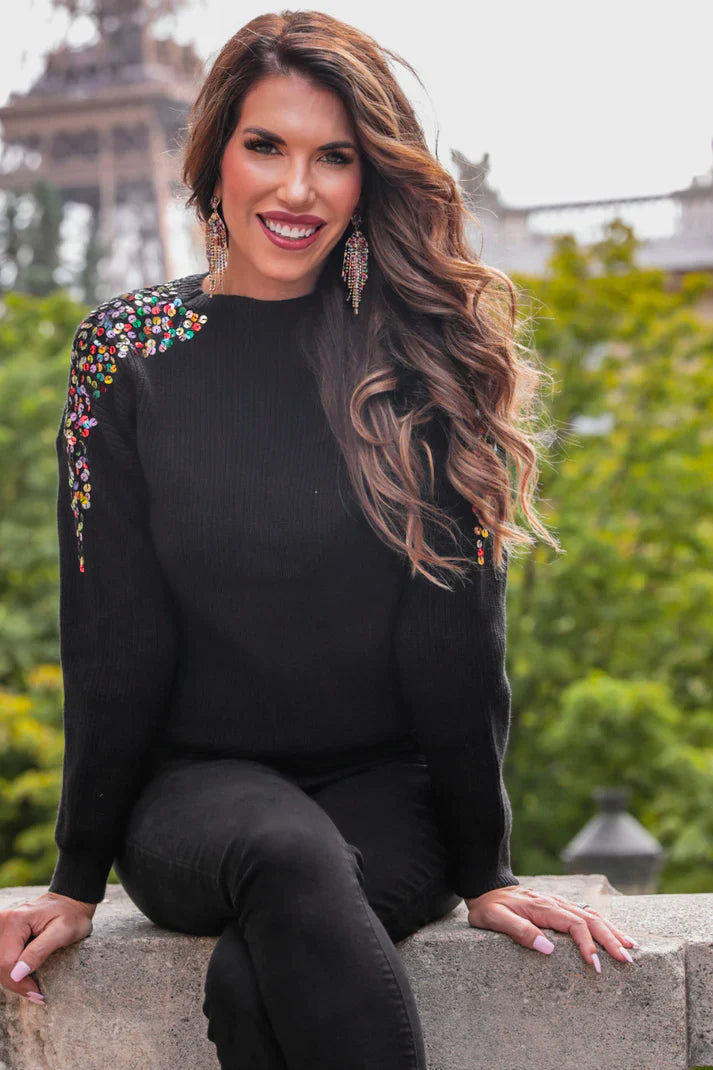 PREORDER: Party Favor Sequin Sweater