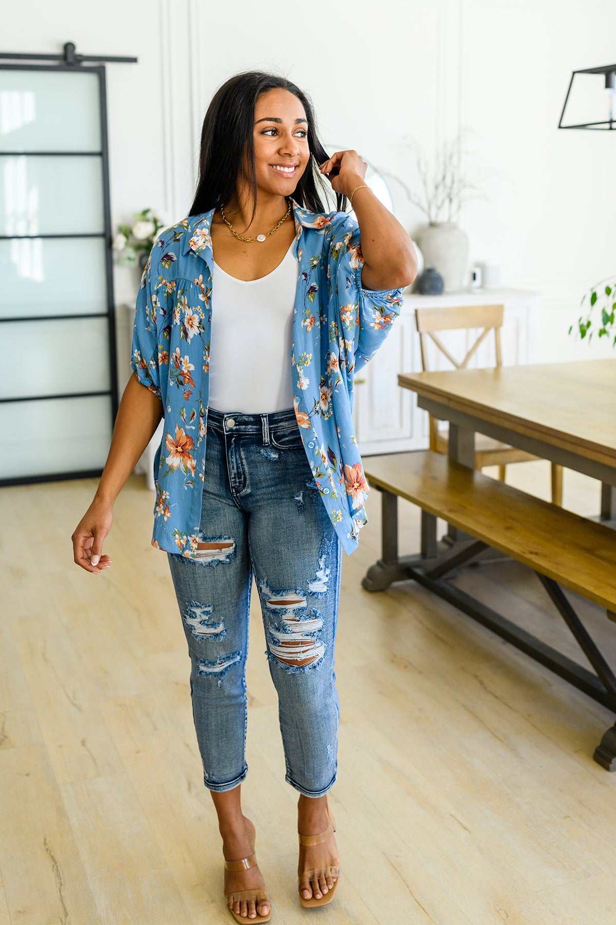 Mary Lou Hi-Rise Destroyed Boyfriend Jeans